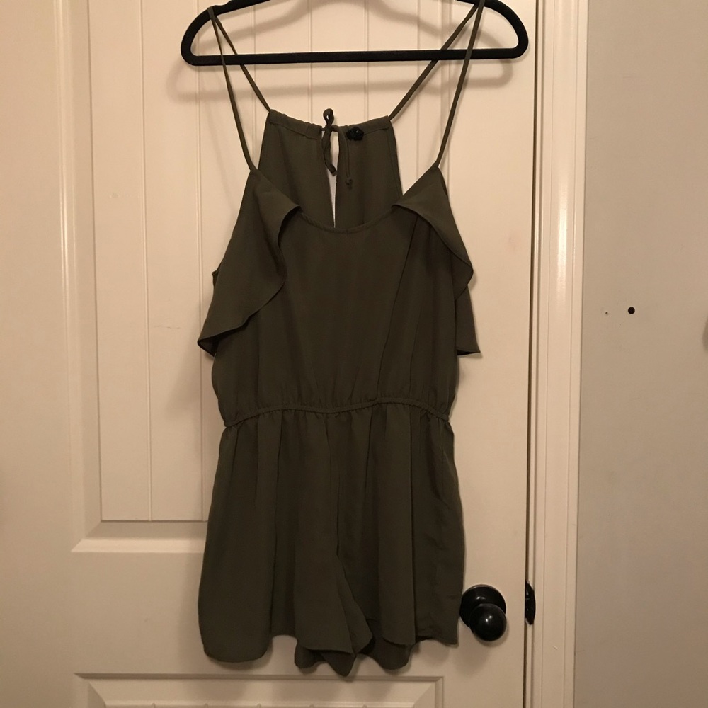 Olive Green Romper
